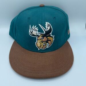 Manitoba Moose Green/Brown New Era fitted